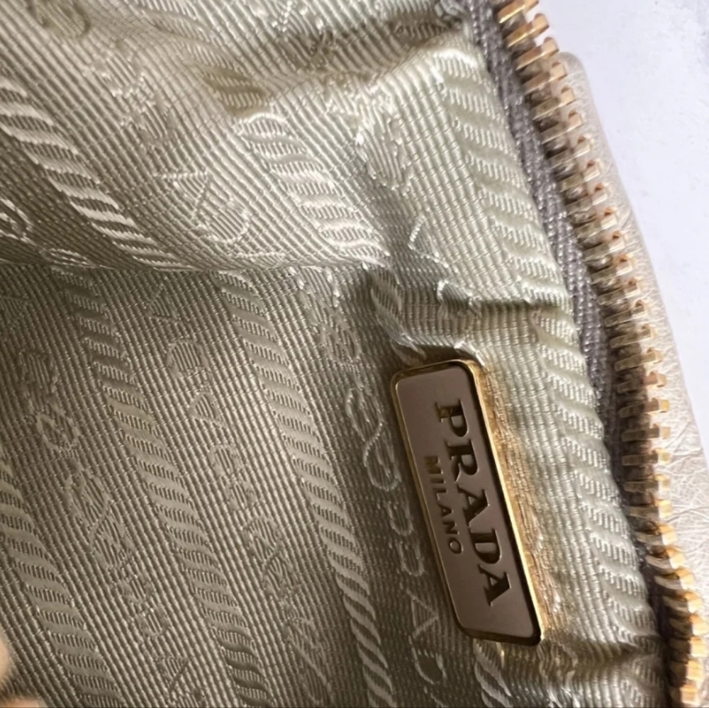 Authentic Prada Leather Wristlet Clutch - Picture 8 of 9